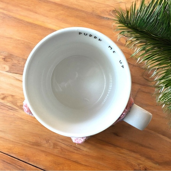 Karma “Purrk Me Up” Cat Mug with Pink & Blue Knit Cozy - Adorable & Unique! - Picture 10 of 14